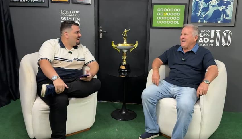 Zico, ídolo do Flamengo, em entrevista ao Lance! (Foto: Bruno Vaz/Lance!)