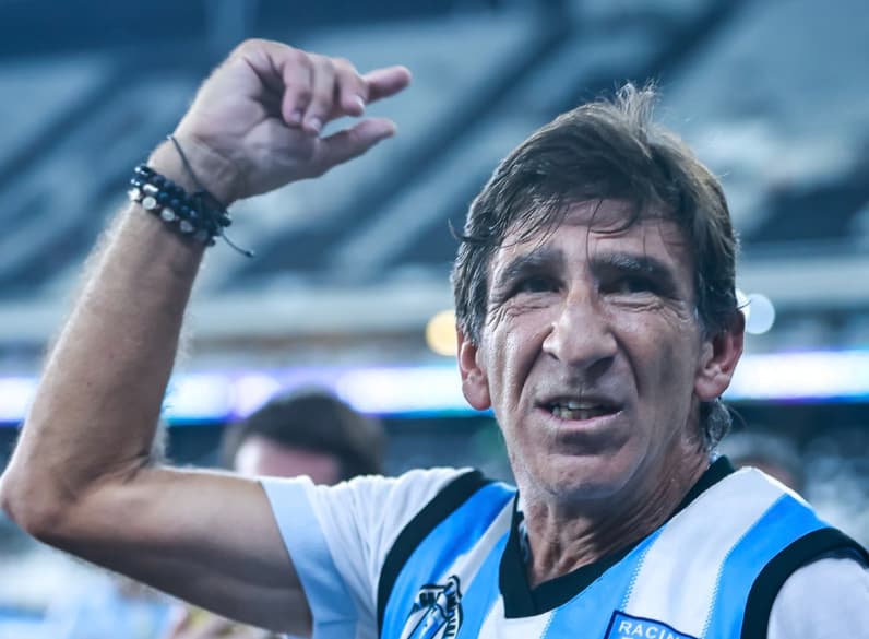 Gustavo Costas. técnico do Racing, que irá enfrentar o Flamengo (Foto: Divulgação)