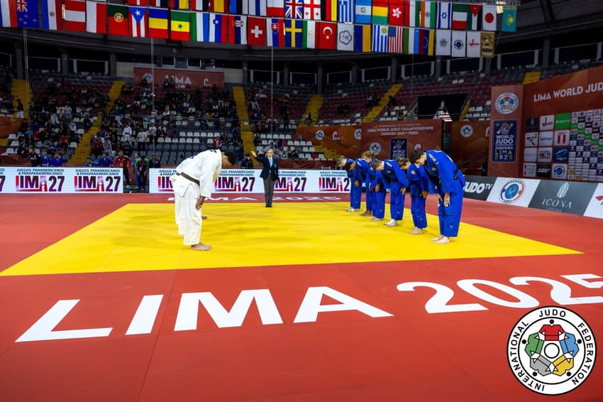 Disputas mistas no Mundial Júnior de Judô 2025 (Foto: IJF)