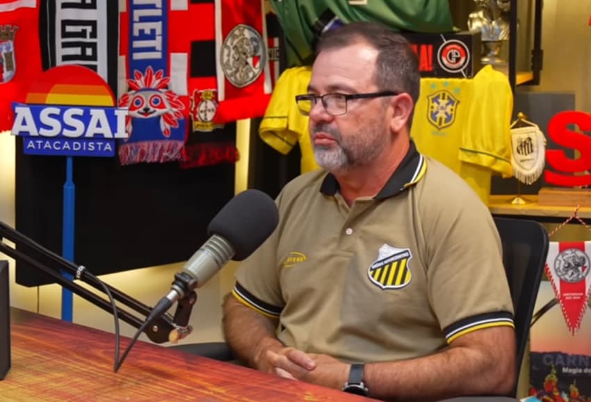 Ederson Moreira é o atual técnico do Novorizontino (Foto: Reprodução/ Charla Podcast)