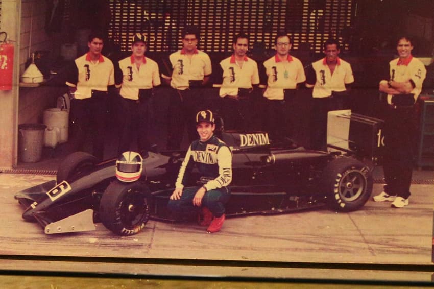 Equipe Corpal - Fórmula Chevrolet #34 de 1992 (Foto - Acervo Família Castroneves)
