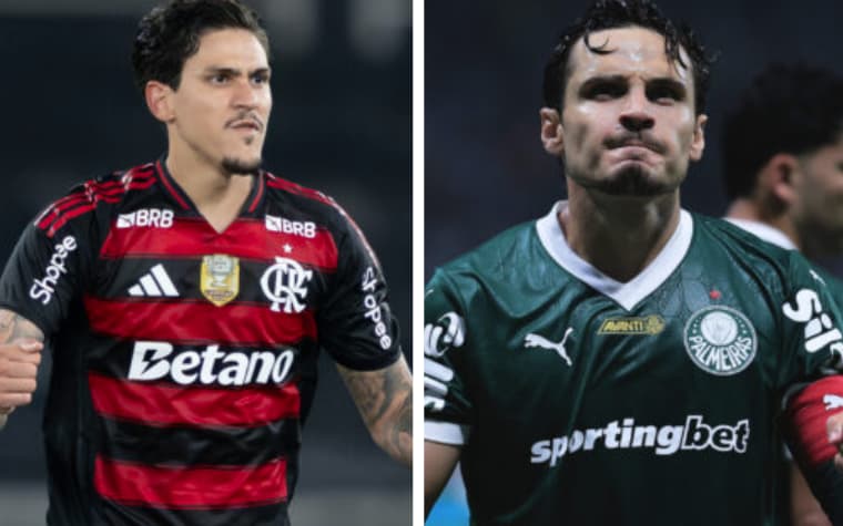 Flamengo e Palmeiras se enfrentam, neste domingo, pelo Brasileirão (Foto: Divulgação)