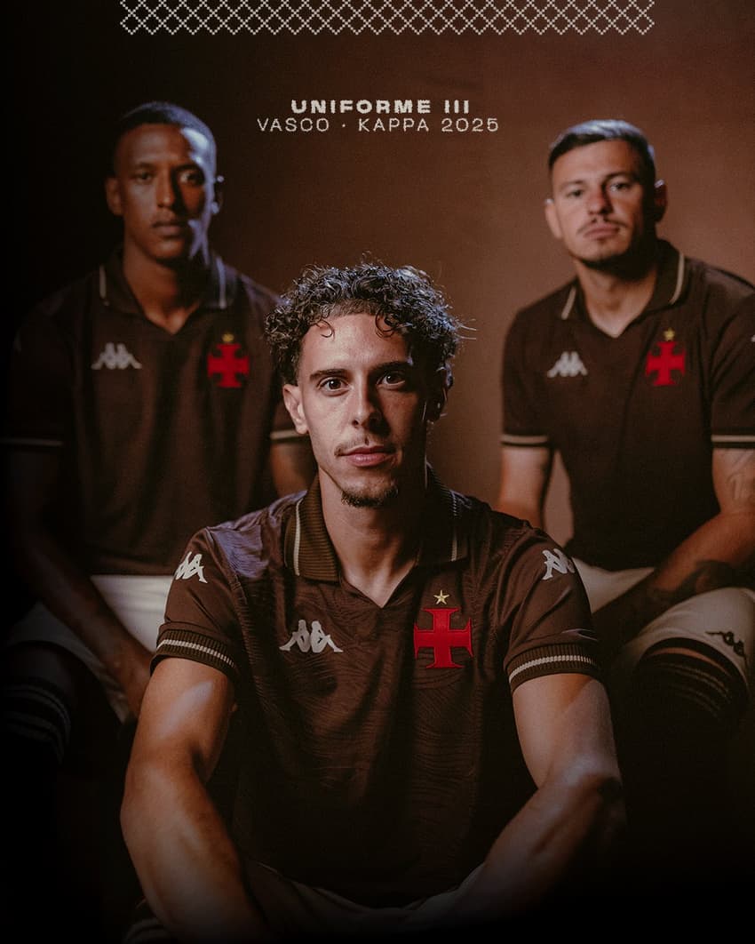 Novo uniforme marrom do Vasco