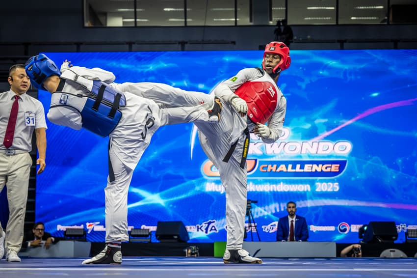 Henrique Marques ganhou Bronze no Grand Prix em Muju neste ano (Foto: World Taekwondo)