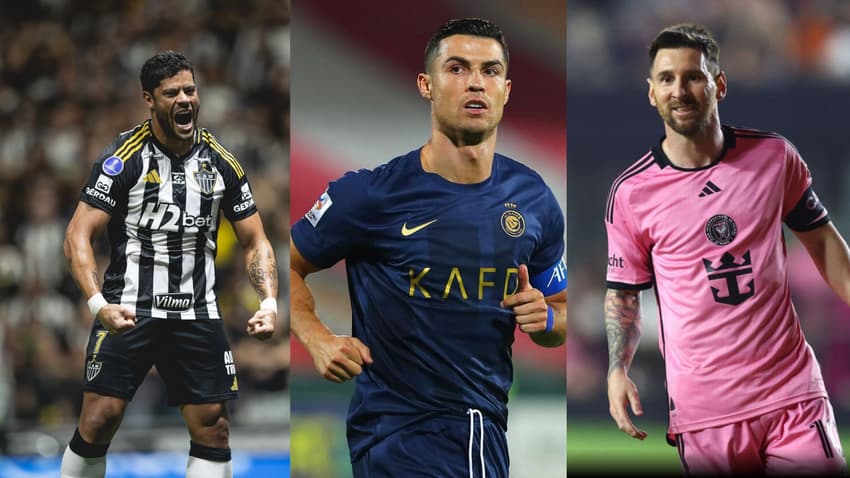 Hulk, Cristiano Ronaldo e Messi (Lance!)