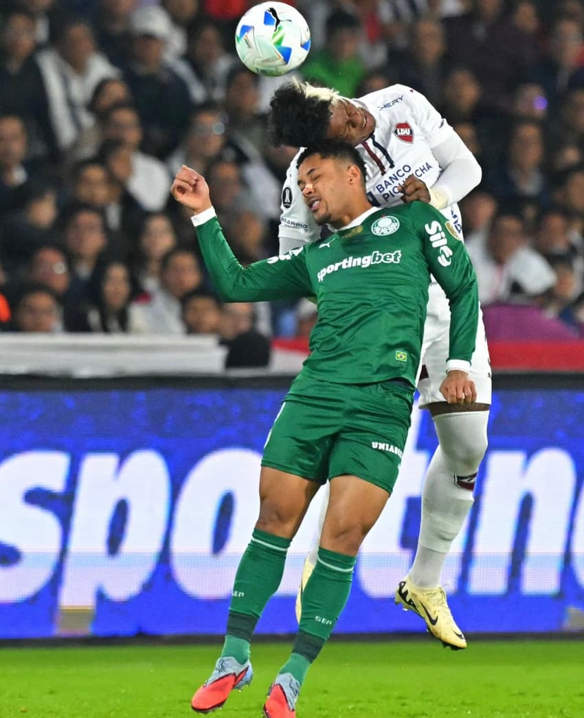 LDU bateu o Palmeiras no jogo de ida da semifinal da Libertadores (Foto: Divulgação / Libertadores)