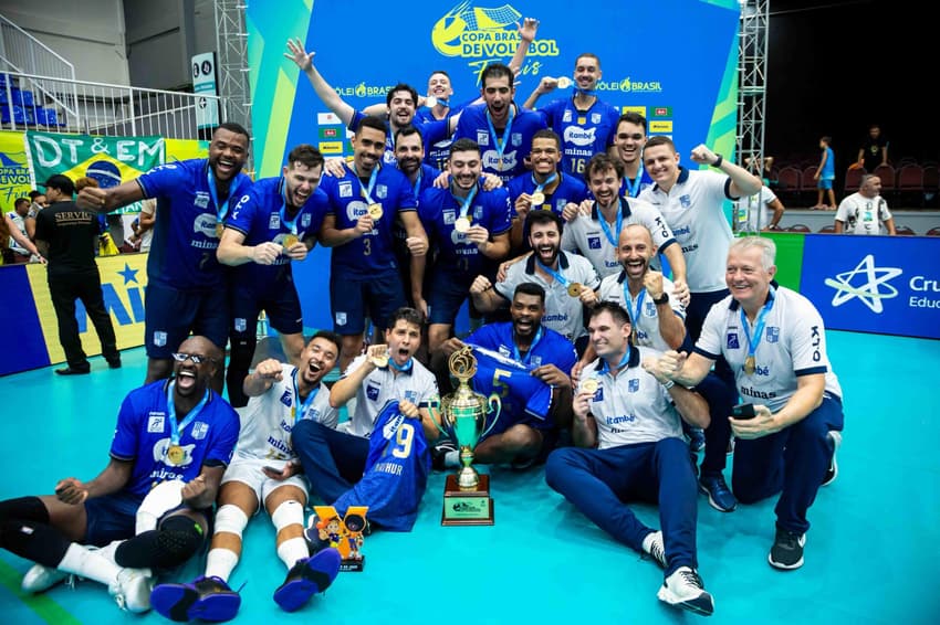 Itambé Minas se tornou tricampeão da Copa Brasil em 2025 (Foto: Arthur Moraes/Divulgação)