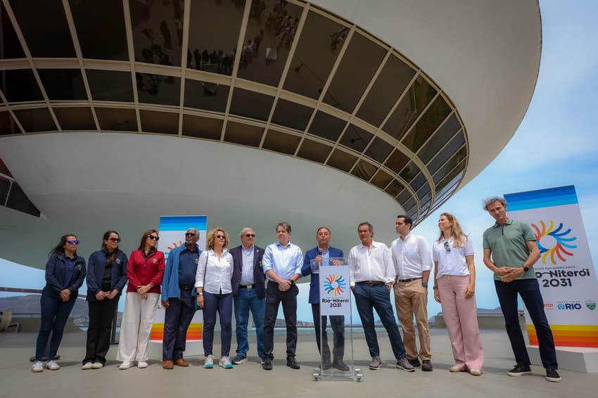Visita da Panam Sports a Niterói (Foto: Candidatura Rio-Niterói ao Pan 2031)