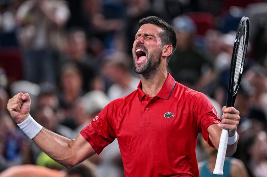 Novak Djokovic garante vaga nas oitavas do Masters 1000 de Xangai (Foto: Hector Retamal/AFP)