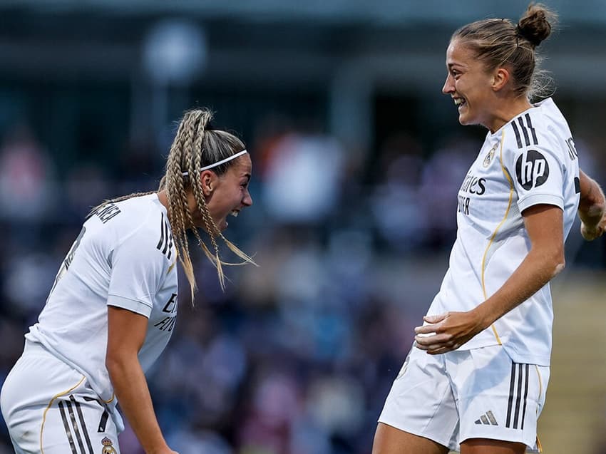 Jogadoras do Real Madrid comemoram vitória na Champions Feminina (Foto: Reprodução/Instagram)