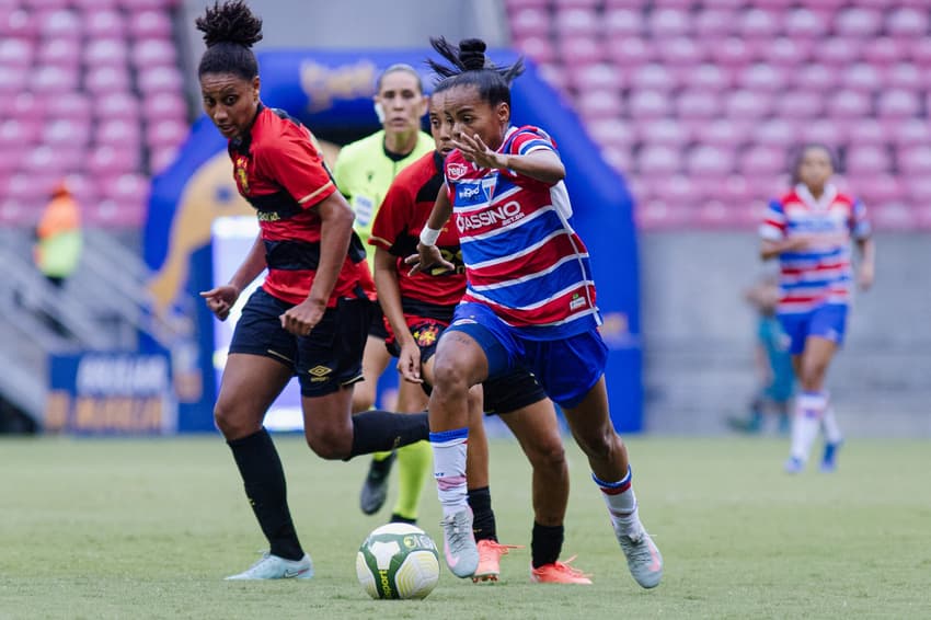 Sport e Fortaleza duelam pela final da Copa Maria Bonita. (Foto: Paulo Matheus / Fortaleza EC)