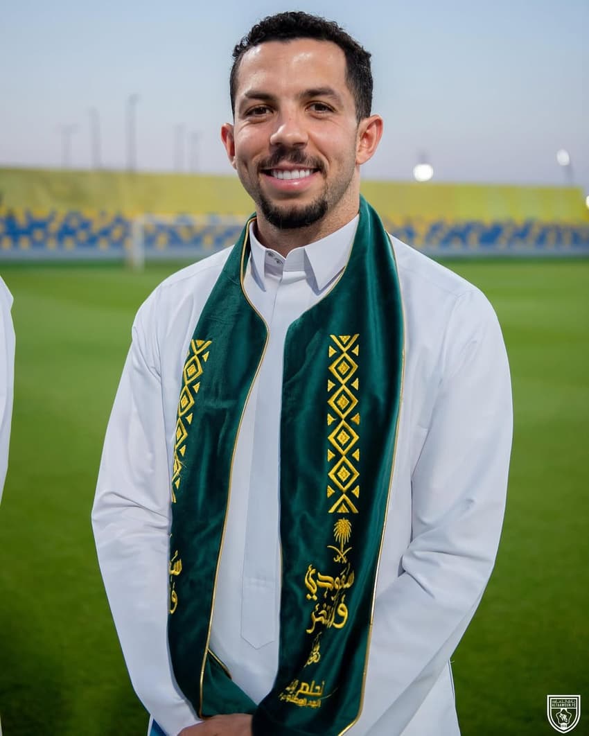 Flávio em celebração ao Dia Nacional da Arábia Saudita (Foto: reprodução)
