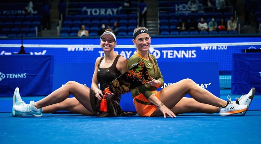 Luisa Stefani conquista WTA 500 de Tóquio e garante quarto título no ano. (Foto: Reprodução / Instagram)