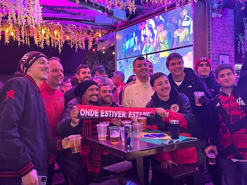 Torcedores Flamengo Buenos Aires Racing