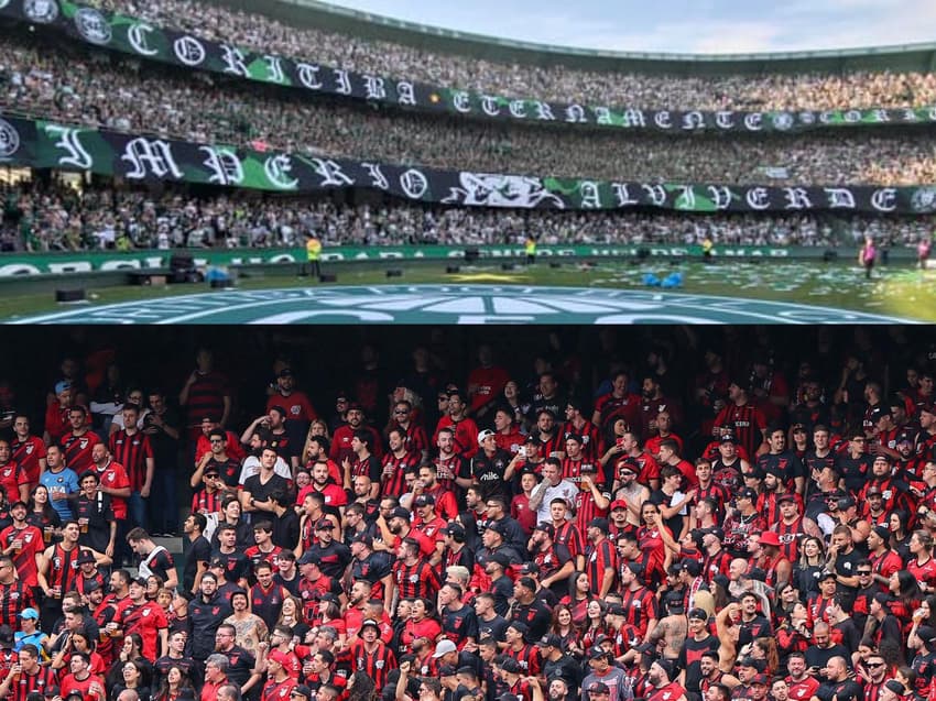 Torcida Coritiba Athletico Couto Pereira