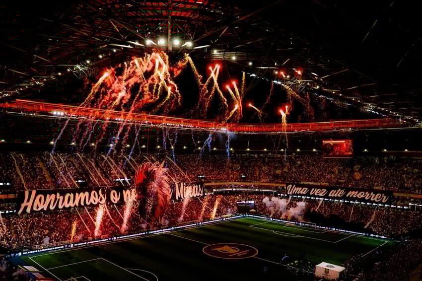 Torcida do Galo em festa na Arena MRV (Foto: Foto: Paulo Henrique França / Atlético