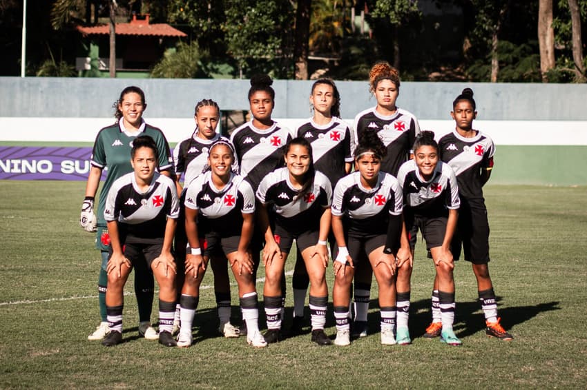 Time do Vasco que disputará o Carioca Feminino Sub-17 (Foto: João Gabriel Alves/Vasco)