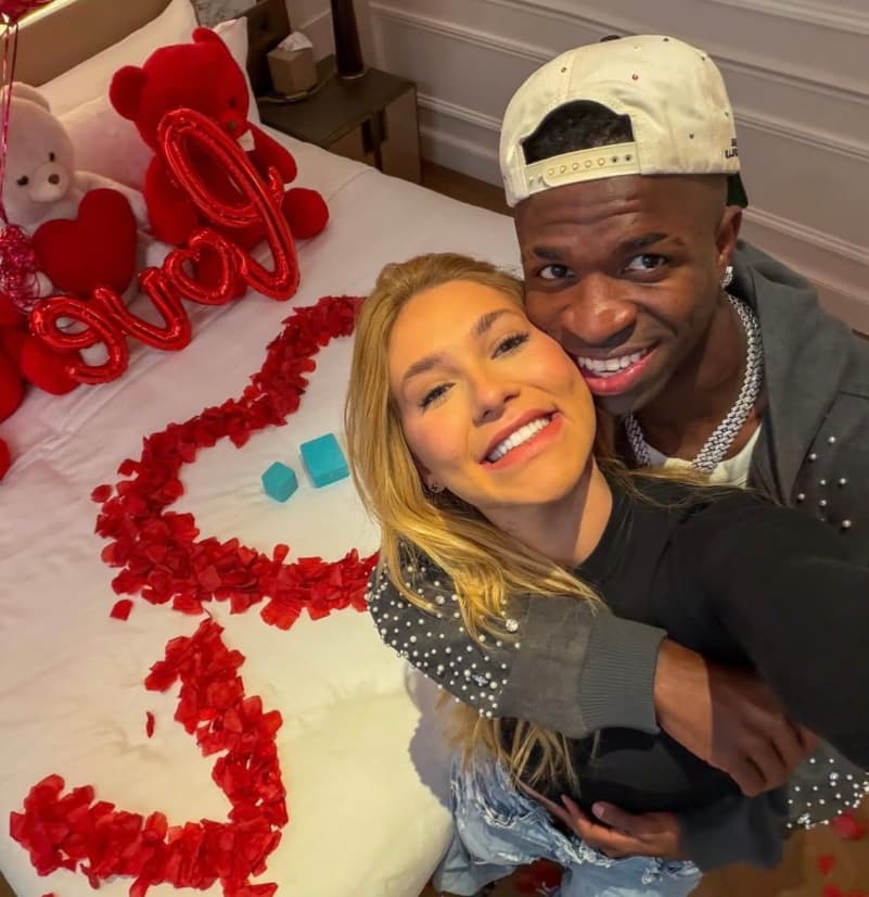 Vini Jr e Virgínia assumem namoro. (Foto: Divulgação/Instagram/ViniJR)