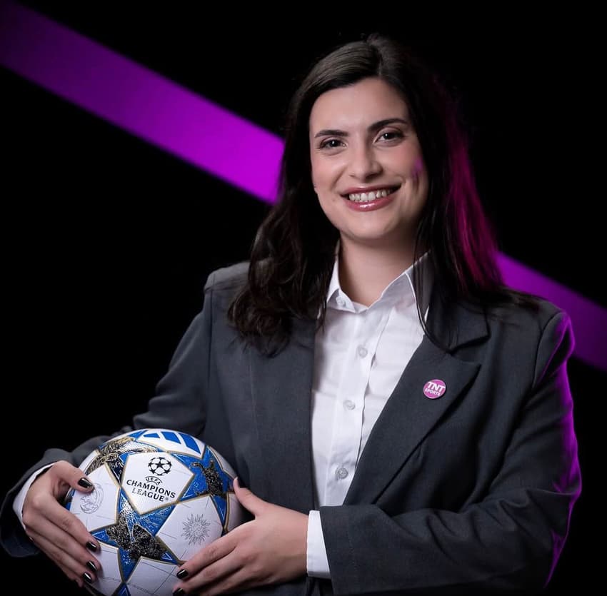 Mariana Santos, comentarista da TNT Sports. (Foto: Divulgação/TNT)