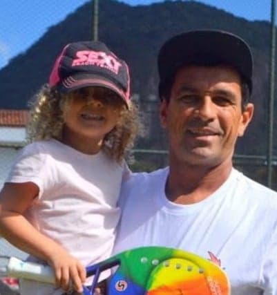 Manu Medeiros e o pai, Marcelo Meds (Arquivo pessoal)
