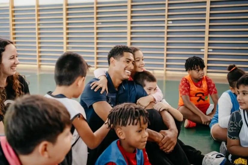 Bellingham, embaixador da Laureus (Foto: Laureus)