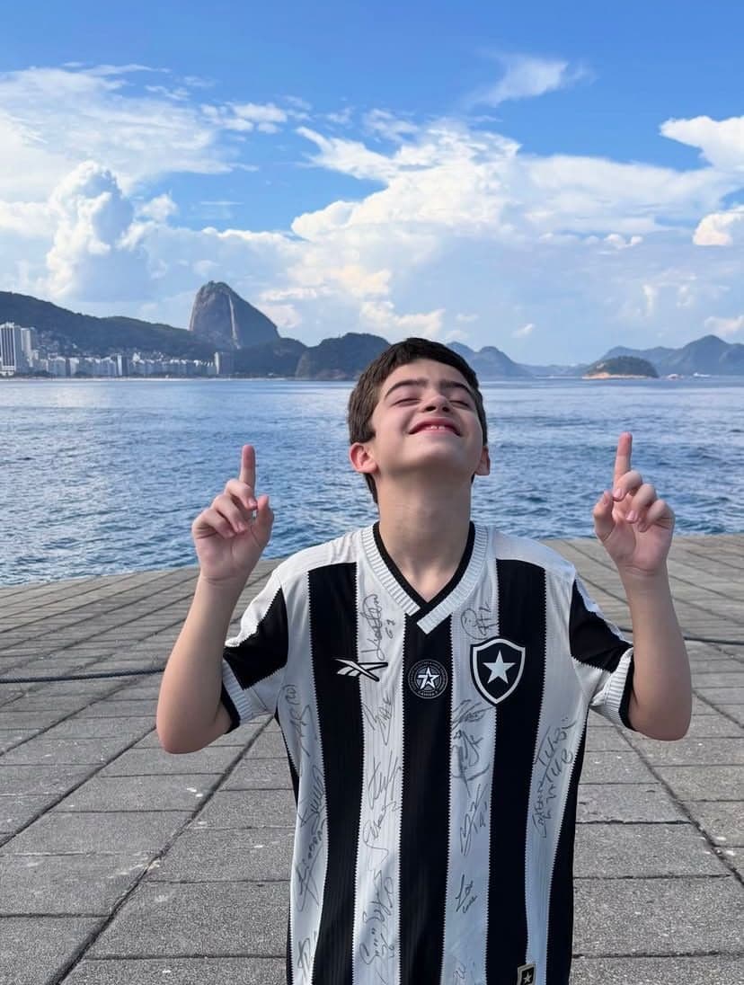 Henrique "Glorioso", torcedor mirim do Botafogo (Foto: reprodução redes sociais)