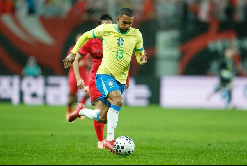 Paulo Henrique faz sua estreia pela Seleção Brasileira (Foto: Rafael Ribeiro/CBF)