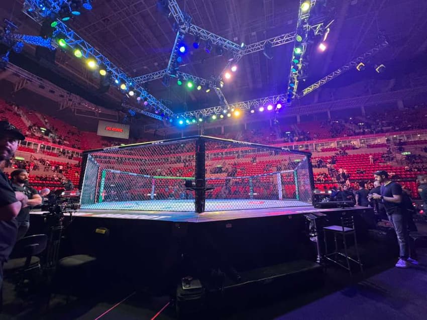 O octógono mais famoso do mundo antes do UFC Rio (Foto: Anna Carolina Ramos)