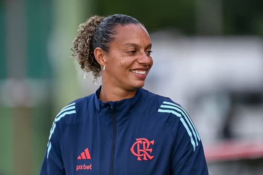 Rosana deixou o comando do Flamengo após seis meses (Foto: Nayra Halm/CBF)