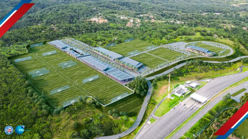CT do Bahia vai ter 12 campos de futebol (Foto: divulgação)