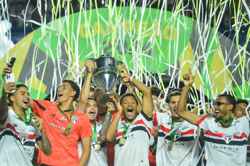 São Paulo é campeão da Copa do Brasil Sub-20 2024 (Foto: Staff Images / CBF)