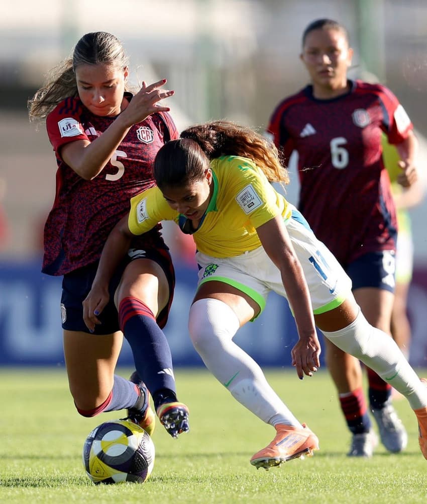 Brasil empata com a Costa Rica no Mundial Feminino sub-17. (Foto: CBF/Divulgação)