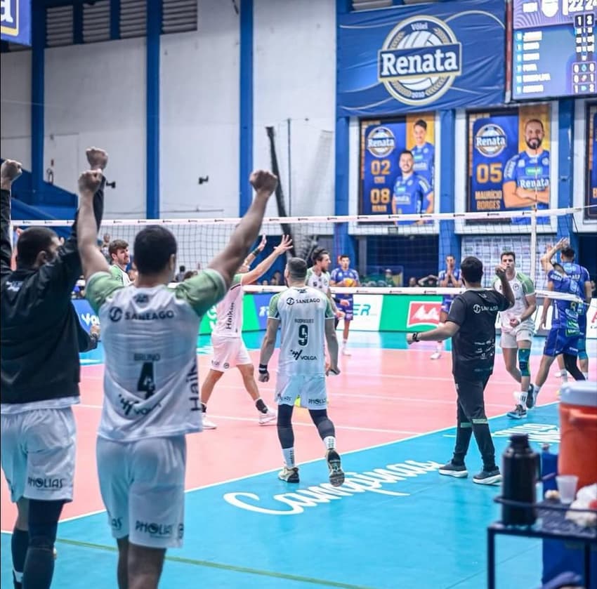 Goiás vence Campinas na Superliga de vôlei 25/26 (Foto: Pedro Teixeira/ Vôlei Renata)