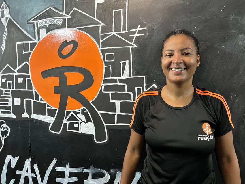 Raquel Silva, treinadora do Instituto Reação (Foto: Andressa Simões/ Lance!)