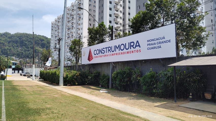 Santos abre negociações com empresas para placar de publicidade no CT Rei Pelé. (Foto: Raul Baretta/ Santos FC)