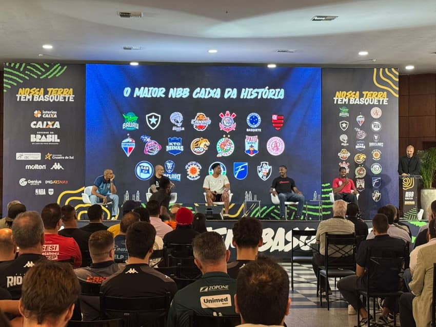 Abertura do NBB no clube do Corinthians (Foto: Isabella Zuppo)<br>