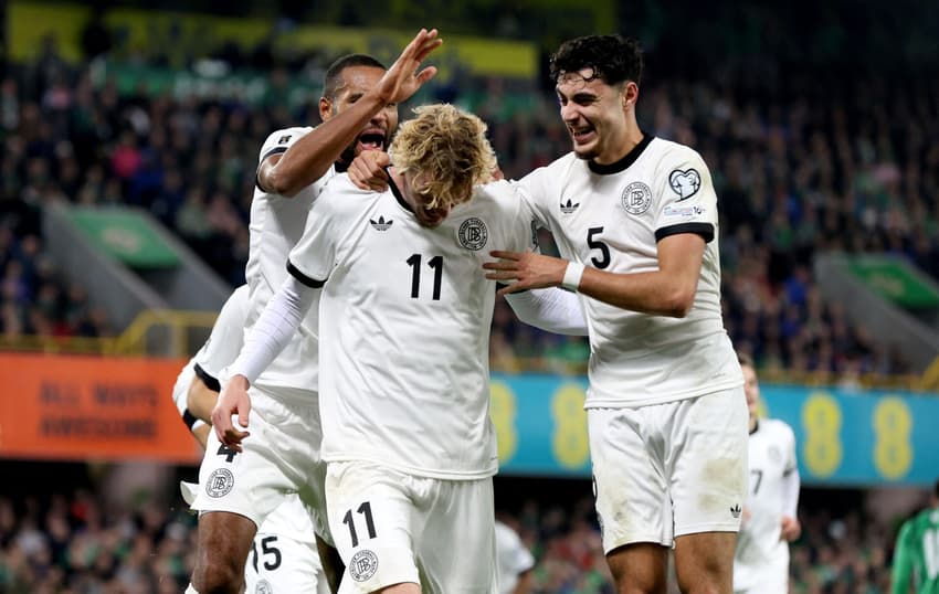 Com gol de Woltemade, a Alemanha venceu a Irlanda do Norte por 1 a 0, pelas Eliminatórias Europeias da Copa do Mundo de 2026 (Foto: Paul Faith / AFP)