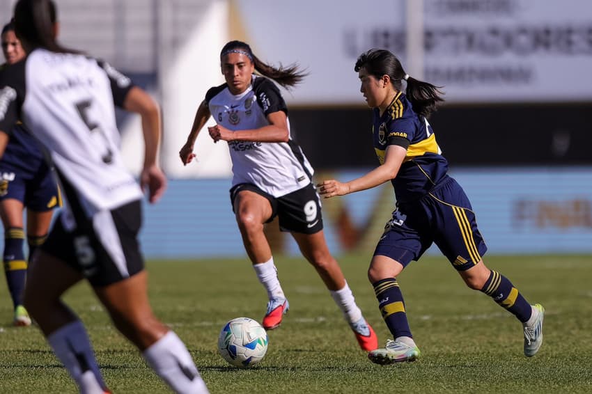 Andressa Alves durante Corinthians x Boca Juniors, pela Libertadores Feminina. (Foto: Staff Images Woman/CONMEBOL)
