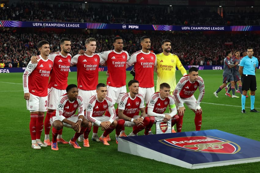 Pela Champions League, o Arsenal venceu o Olympiacos por 2 a 0 (Foto: Adrian Dennis / AFP)