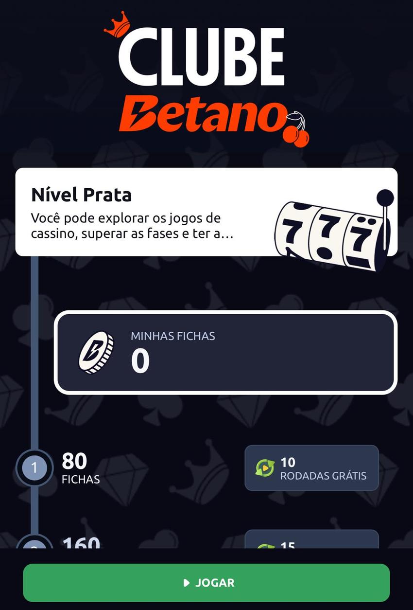 Captura de tela do Clube Betano.