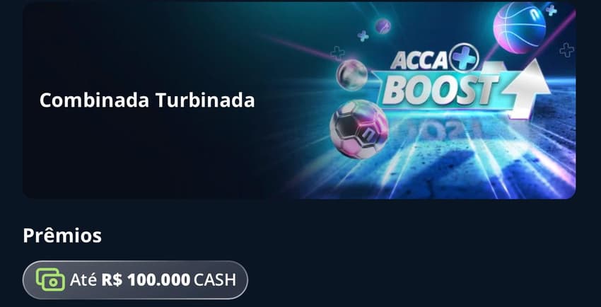 Captura de tela mostra a Combinada Turbinada na Novibet.