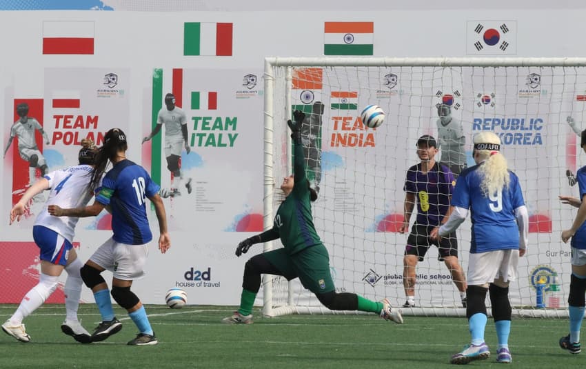 Brasil empata com a Inglaterra no Mundial de futebol de cegas (Foto: Divulgação)