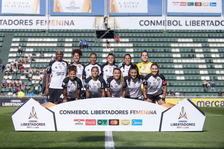 Time do Corinthians na Libertadores Feminina de 2025 (Foto: Staff Images Woman/Conmebol)