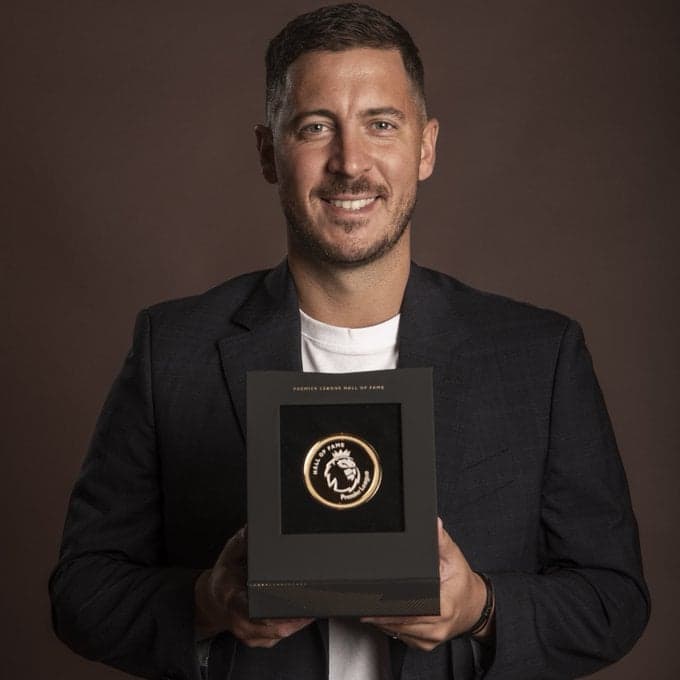 Eden Hazard está no Hall da Fama da Premier League (Foto: Divulgação)