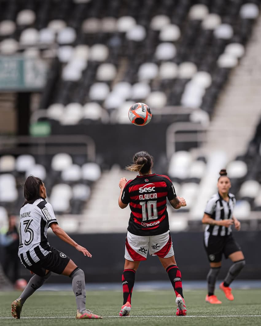 Flamengo e Botafogo ficaram no empate pelo Carioca Feminino. (Foto: Flamengo/Divulgação)