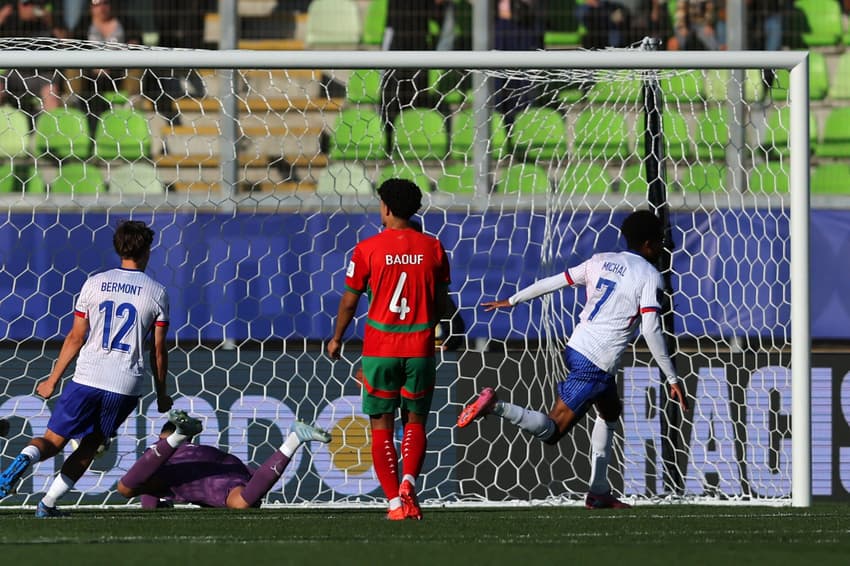 Marrocos eliminou a França e se classificou à final do Mundial Sub-20 (Foto: Javier TORRES / AFP)