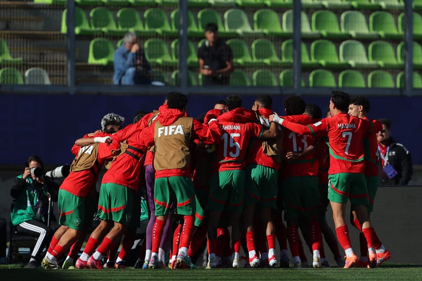 Marrocos eliminou a França e se classificou à final do Mundial Sub-20 (Foto: Javier TORRES / AFP)