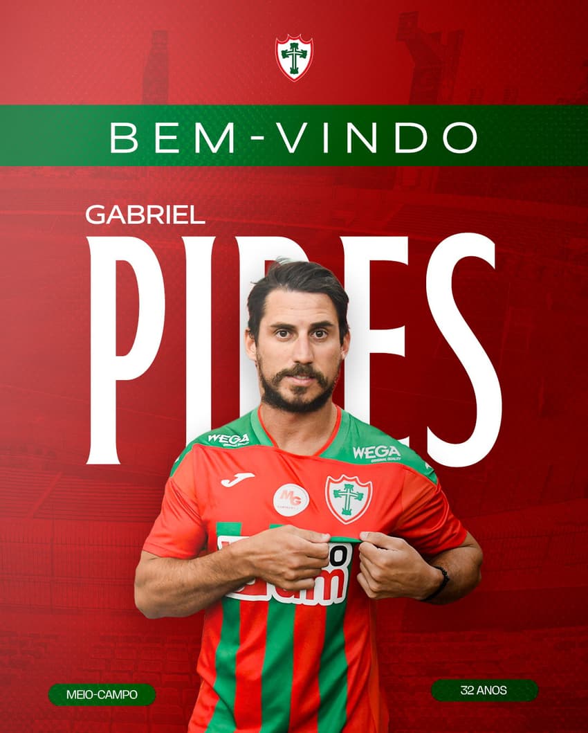 Gabriel Pires é anunciado pela Portuguesa