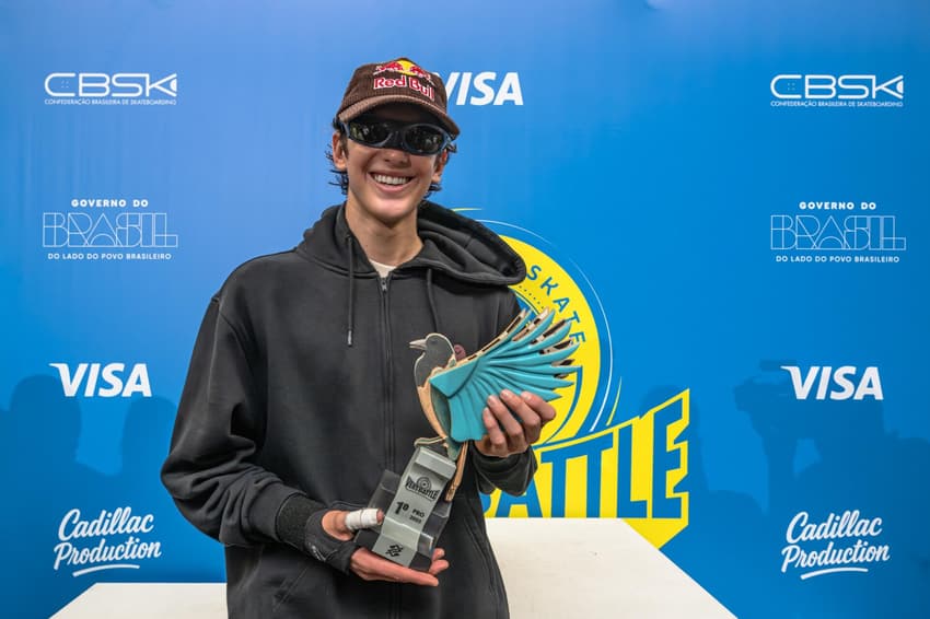 Gui Khury é campeão da etapa de Curitiba do Vert Battle (Foto: Pablo Vaz)