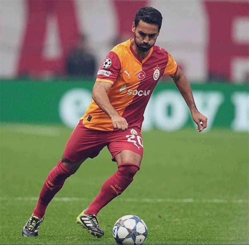Ilkay Gundogan em ação pelo Galatasaray, da Turquia (Foto: Divulgação/Galatasaray)
